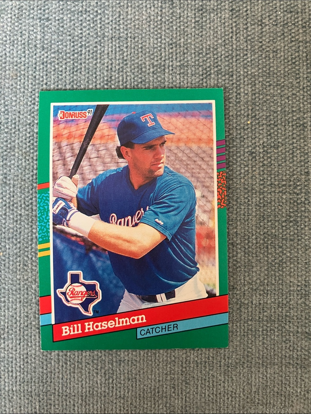 1991 Donruss Texas Rangers Baseball Card Trading Card